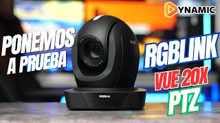 Ponemos a prueba la Camara PTZ RGBlink Vue 20x 1080p grabando desde un Cineview HE y una Yolobox Pro