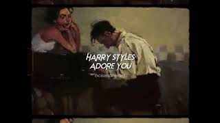 harry styles-adore you (sped up+reverb)