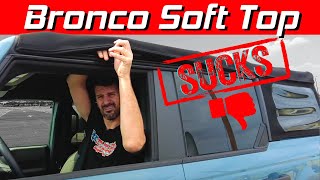 Review of the Ford Bronco Soft Top + Solution, the Bestop Trektop