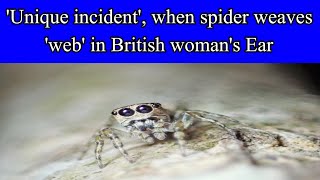 'Unique incident', when spider weaves 'web' in British woman's ear