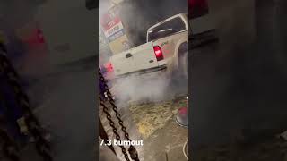 7.3 powerstroke baby burnout , #f350 #burnout #truck #ford #powerstroke