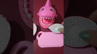 DRAGON FRUIT SLICING EATING BABY PINK SHARK #asmr #subscribe #toys #fruit #shorts