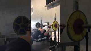 Pin press, 4 reps, 72.5%, 55 kg