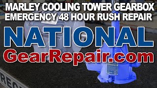 Marley Cooling Tower Gearbox & Motor 48 Hour Emergency Rush Repair Rebuild