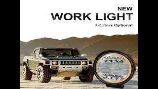 72W LED light bar work Light 12V/24V Car Lamp off-load vehicle spotlight