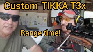 Range time with custom Tikka T3x