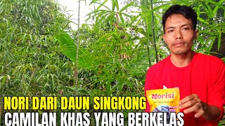 Terinspirasi Makanan Khas Jepang, Pemuda Ini Olah Daun Singkong Jadi Nori