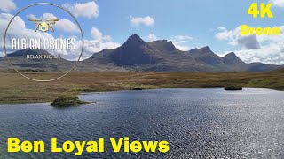 Relaxing Ben Loyal Cinematic Views, Sutherland - DJI AIR3 4K 60fps