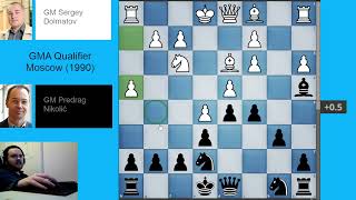 [CHESS] French Defence (Winawer Variation 7. Nf3) | Dolmatov - Nikolic 1990