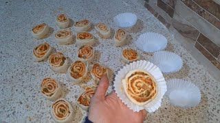 قنبلة الموسم💣العجينة المورقة بطريقة جديدة ولأول مرة على قناتي👩‍🍳 عجينة زوج في واحد  حضرت بيها شنيك😋