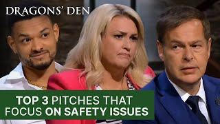 Top 3 Pitches With Safety Focus Products | Season 20 | Dragons' Den