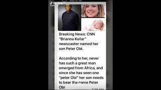 BREAKING NEWS: A CNN REPORTER JUST NAMED HER SON AFTER PETER OBI