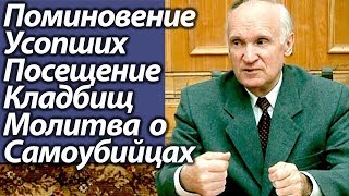 Как Поминать Усопших? Молитвы за Умерших. Осипов Алексей