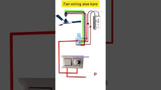 ceiling fan connection easy in 3d animation## shorts## video## electric##