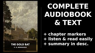 The Gold Bat 🏆 By P. G. Wodehouse FULL Audiobook