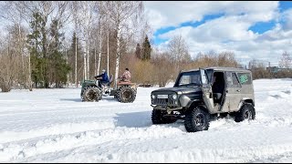 Mitsubishi L200 и куча боевых УАЗов на больших колесах! Шины Interco Irok 39 дюймов во всей красе!