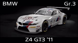 BMW Z4 GT3 '11 Setup 2021 - Gran Turismo Sport