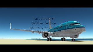 GeoFS  I Full flight from Sofia to Varna via Dunava River with Boeing 737-700 KLM livery