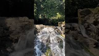 One of the most unique waterfalls in Bali, Goa Rang Reng Waterfall. The most beautiful waterfalls.