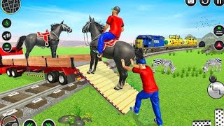 TRANSPORT OF COLORS ! GIANT HORSE LOADING ON LOW LOADER with MINI TRACTORS ! Farming Simulator