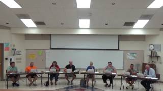 Board of Education Meeting - August 22, 2016