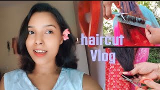 my hair cut vlog || parlour vlog || hair cut at palour ||vlog 4u || me vlog  || liba vlogs #trending