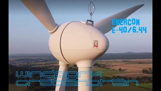 Windpark Grebenstein am Abend Enercon E-40 6.44/E-40 5.40