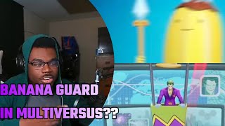 BANANA GUARD IN MULTIVERSUS?!? | MultiVersus - Official PvE Rifts Mode Overview REACTION