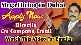 Dubai Jobs Today 2023| Jobs in Dubai | Jobs in UAE Today