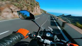 Motorradfahren auf La Gomera und Teneriffa Kawasaki Versys 650, Motorcycle tour, Canary Islands