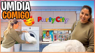 Lavanderia, Dry Cleaning, compras na Party City para o Halloween - Um dia comigo🥰