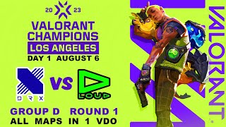 DRX vs LOUD - VALORANT Champions 2023 -  Los Angeles - Groups Day 1