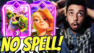 2.4 LOG BAIT NO SPELL!!! INSANE DECK!!! [clash royale ita]