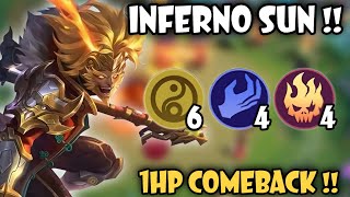 EPIC COMEBACK !! NEW META SUN INFERNO !! MAGIC CHESS MOBILE LEGENDS