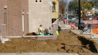 Working On Superior Street Side of Marriott