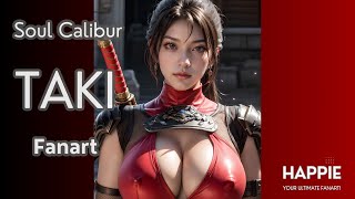 AI Cosplay Taki Soul Calibur Fanart, AI ART LOOKBOOK, タキ, ソウルキャリバー Fan Art コスプレ, 二創 NAMCO