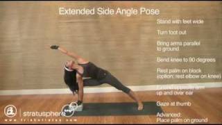 Stratusphere Yoga DVD - Extended Side Angle Pose