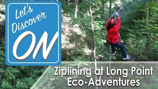 Ziplining at Long Point Eco Adventures in Norfolk County - Let's Discover ON