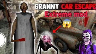 granny chapter 1 car escape with extreme mod 😱 granny car escape full gameplay video