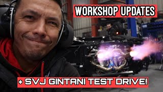 Lamborghini Gintani SVJ Drive Out and Workshop #4  Update at JM-Imports Feb 23