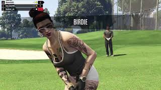 Three Idiots Play a Game of Golf - Grand Theft Auto Online (Randomness)