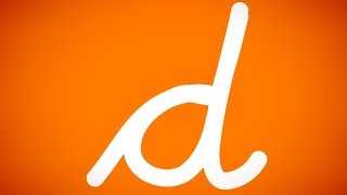 The letter d | Learn to write the letter d in cursive | The alphabet