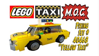 Lego Taxi Cab MOC. Fixing set # 40468. Unboxing, Build, Review, and MOC!