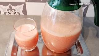 2 recettes de jus maison de pêche🍑 fraise banane🍓🍌