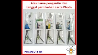 SOUVENIR PERNIKAHAN TERBARU Sedotan 3 set