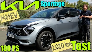 Kia Sportage 1.6 T-GDI 48V DCT7 AWD (180 PS) GT-Line MHEV 2022 - 2.020 km Test Bericht Verbrauch POV