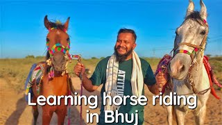 Learning Horse Riding In Bhuj | KUTCH | Vlog