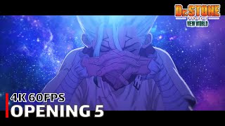 Dr. Stone - Opening 5 【Haruka】 4K 60FPS Creditless | CC