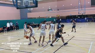 22-23 NIKE精英賽男(第二階段)德信vs可藝22122022