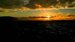 Time lapse sunset over West LA courtesy of El Niño